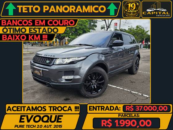 LAND ROVER RANGE ROVER EVOQUE 2.0 PURE TECH 4WD 16V GASOLINA 4P AUTOMÁTICO